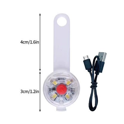 1-5Pcs LED Light Dog Collar Night Walking Pet Cat Glowing Pendant Safety Luminous Collar Dog USB Rechargeable 3 Modes Flashlight