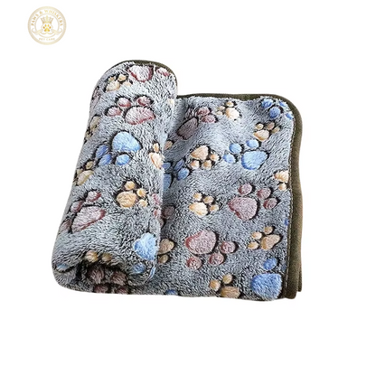 Soft Fluffy High Quality Pet Blanket Cute Cartoon Pattern Pet Mat Warm and Comfortable Blanket for Cat Dogs