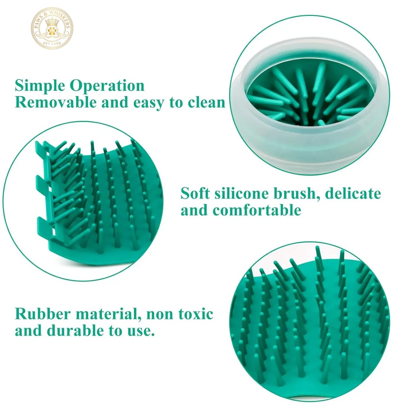 Soft Silicone Material Pet Foot Wash Cup, Cat and Dog Foot Cleaner, Portable Massage, Bath Cleaning Supplies