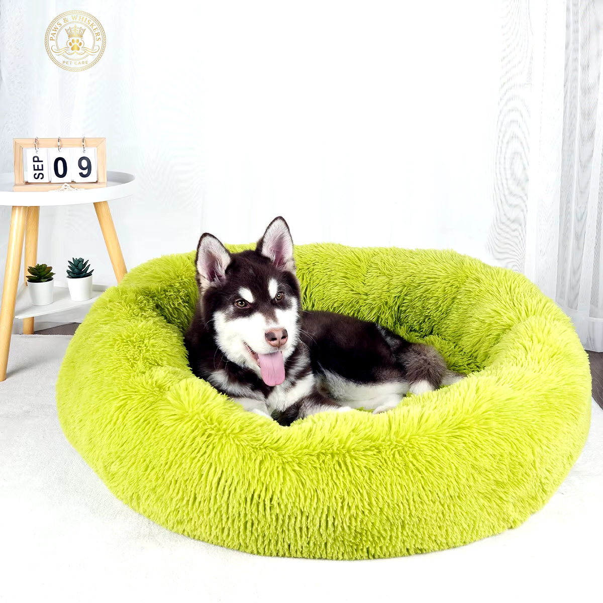 Plush Dog Bed Large Beds for Dogs Washable Medium Small Basket Accessorys Pet Furniture Fluffy Sofa Puppy Kennel Accessories Mat