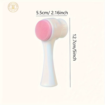 1Pc- Silicone Pet Paw Cleaner & Massage Brush - Dual-Sided Dog Grooming Tool for Healthy Coats and Claws
