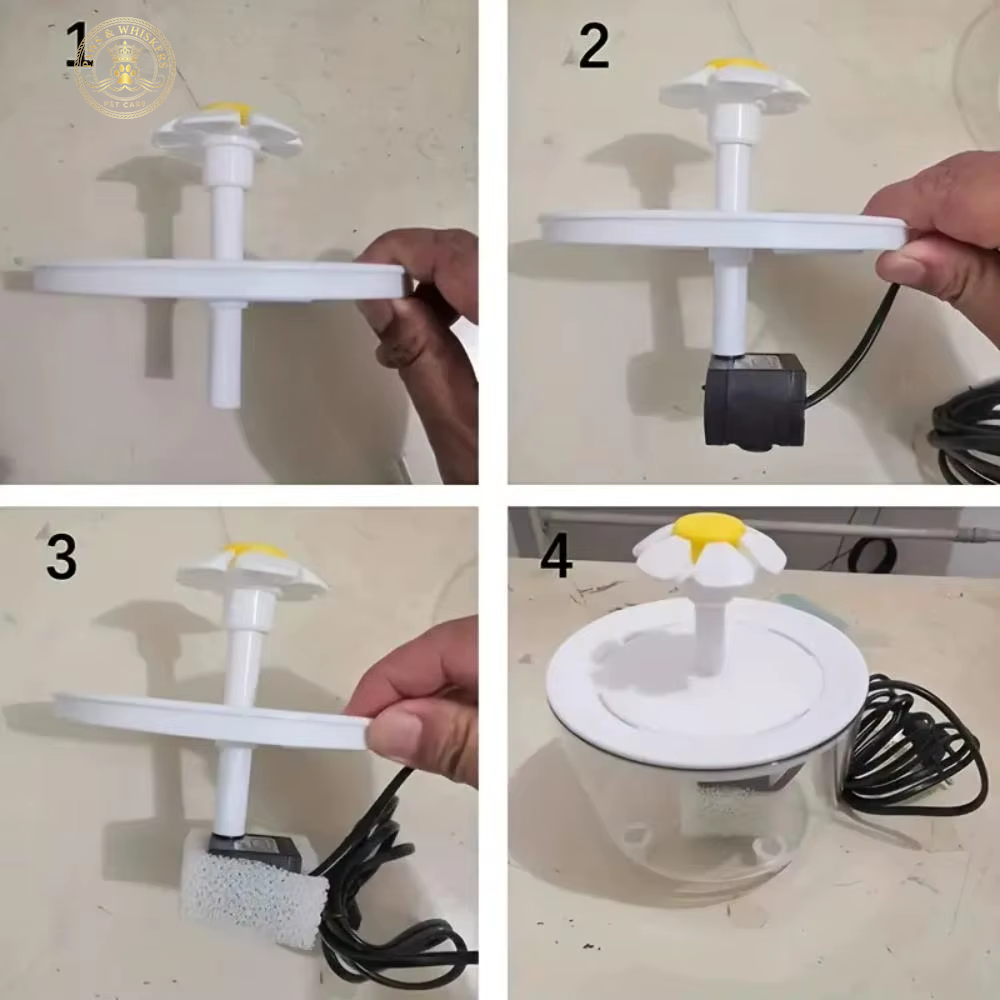 Pets Water Fountain Auto Filter USB Electric Mute Cat Drinker Bowl 1200Ml Recirculate Filtring Drinker for Cats Water Dispenser