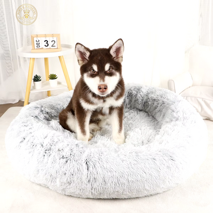 Plush Dog Bed Large Beds for Dogs Washable Medium Small Basket Accessorys Pet Furniture Fluffy Sofa Puppy Kennel Accessories Mat